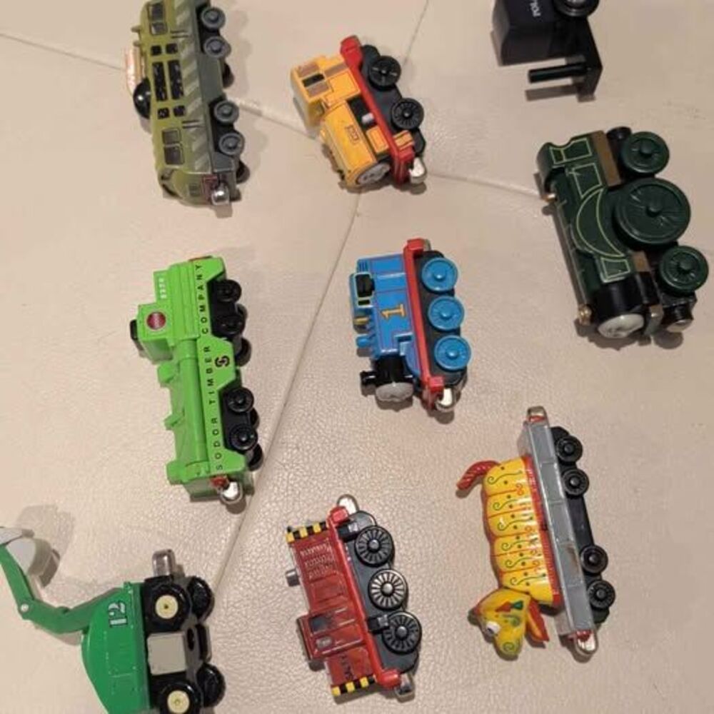 Thomas Friends Diecast Train Lot 11pc RARE Polar Express Sodor Dragon Emily